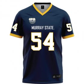 Authentic Murray State Racers football jersey - Hayden Satterly #54 100th Year Navy Football Jersey