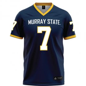 Authentic Murray State Racers football jersey - justice cross #7 Blue Football Jersey