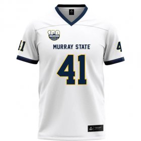 Authentic Murray State Racers football jersey - tyrece edwards #41 100th Year White Football Jersey