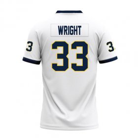 Baxter Wright #33 White Replica Football Jersey - Official Racers team store online