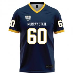 Best custom Racers jersey site - Asher Skyles #60 100th Year Navy Football Jersey