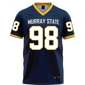 Best custom Racers jersey site - Gray Price #98 Blue Football Jersey