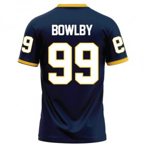 Brock Bowlby #99 Navy Elite Football Jersey - Next day delivery Racers jersey KY