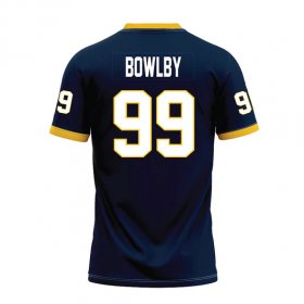 Brock Bowlby #99 Navy Replica Football Jersey - Big & tall Murray State game jersey