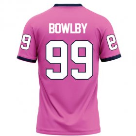 Brock Bowlby #99 Pink Elite Football Jersey - Authentic Racers jerseys near me