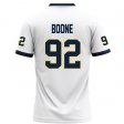 Bryson Boone #92 White Limited Football Jersey - Best custom Racers jersey site
