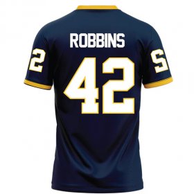 Camden Robbins #42 Navy Elite Football Jersey - Racers Christmas jersey gift bundle