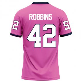 Camden Robbins #42 Pink Elite Football Jersey - New 2025 Racers jersey release date