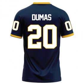 Chavaris Dumas #20 Navy Elite Football Jersey - Authentic Murray State Racers football jersey
