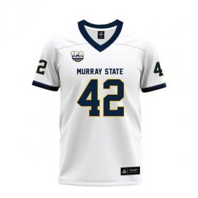 Compare authentic vs replica Racers jerseys - Camden Robbins #42 100th Year White Premium Football Jersey
