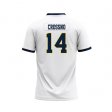 Conlee Crossno #14 White Stitched Football Jersey - Racers vs Austin Peay rivalry jersey