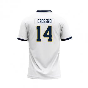 Conlee Crossno #14 White Stitched Football Jersey - Racers vs Austin Peay rivalry jersey