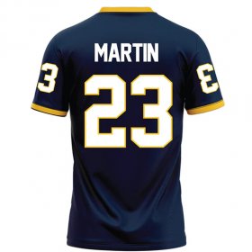Davon Martin #23 Navy Elite Football Jersey - Racers jersey bulk order discount