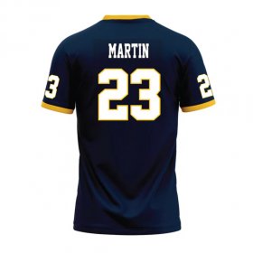 Davon Martin #23 Navy Stitched Football Jersey - Father's Day Racers jersey sale