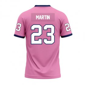 Davon Martin #23 Pink Stitched Football Jersey - Racers senior day commemorative jersey
