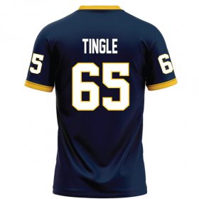 Devin Tingle #65 Navy Limited Football Jersey - Custom name and number Racers jersey