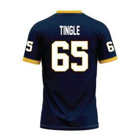 Devin Tingle #65 Navy Replica Football Jersey - Racers jersey gift for dad