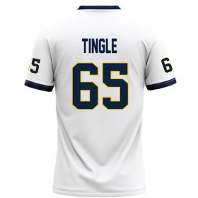 Devin Tingle #65 White Limited Football Jersey - Plus size women's Racers football top