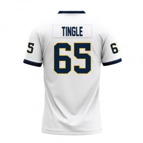 Devin Tingle #65 White Replica Football Jersey - Cheap authentic Racers jerseys