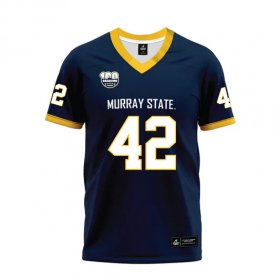 Discounted Racers replica jersey clearance - Camden Robbins #42 100th Year Navy Premium Football Jersey
