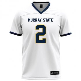 Fraternity Racers jersey with Greek letters - J'Kalon Carter #2 White Football Jersey