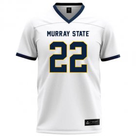 Fraternity Racers jersey with Greek letters - Kevin Emmanuel #22 White Football Jersey