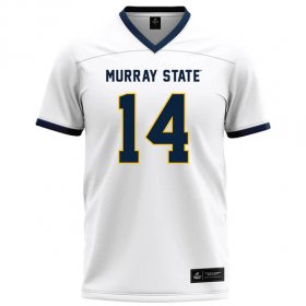 Free shipping Racers gear over $50 - Conlee Crossno #14 White Football Jersey