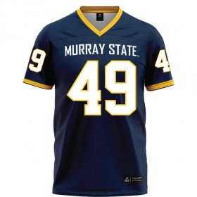 Graduation custom Racers jersey - Malachi Smith #49 Blue Football Jersey