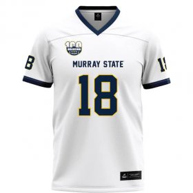 Graduation custom Racers jersey - Marcus Floyd jr #18 100th Year White Football Jersey