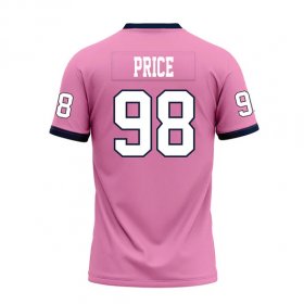 Gray Price #98 Pink Replica Football Jersey - Racers jersey customization local pickup