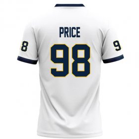 Gray Price #98 White Limited Football Jersey - Racers senior day commemorative jersey