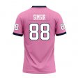 Huseyin Simsir #88 Pink Replica Football Jersey - Racers jersey with OVC championship patch