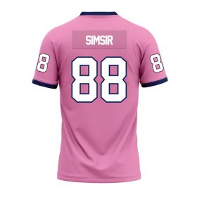 Huseyin Simsir #88 Pink Stitched Football Jersey - Authentic Murray State Racers football jersey