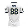 Huseyin Simsir #88 White Replica Football Jersey - Vintage 2000s Racers throwback jersey