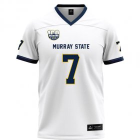 International shipping Racers jersey - justice cross #7 100th Year White Football Jersey