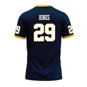 Jayden Hines #29 Navy Stitched Football Jersey - Racers jersey payment plan