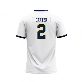 J'Kalon Carter #2 White Stitched Football Jersey - Free shipping Racers gear over $50