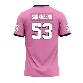 Jordan Sonnabend #53 Pink Limited Football Jersey - Breakaway Racers fan jersey