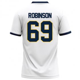 Josh Robinson #69 White Elite Football Jersey - OVC championship edition jersey