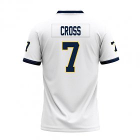 justice cross #7 White Replica Football Jersey - Cheap authentic Racers jerseys