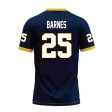 KaDarius Barnes #25 Navy Replica Football Jersey - Discounted Racers replica jersey clearance