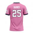 KaDarius Barnes #25 Pink Replica Football Jersey - Compare authentic vs replica Racers jerseys