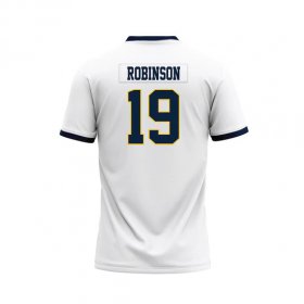 kam robinson #19 White Stitched Football Jersey - International shipping Racers jersey