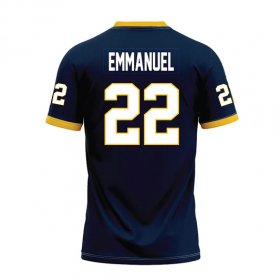 Kevin Emmanuel #22 Navy Replica Football Jersey - Last chance discontinued Racers jerseys