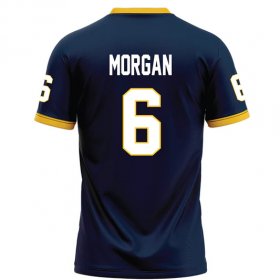 Kywon Morgan #6 Navy Limited Football Jersey - Free shipping Racers gear over $50