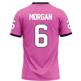 Kywon Morgan #6 Pink Elite Football Jersey - Discounted Racers replica jersey clearance