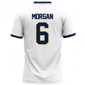 Kywon Morgan #6 White Elite Football Jersey - Compare authentic vs replica Racers jerseys
