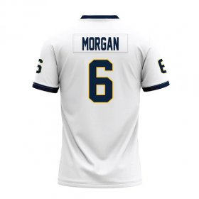 Kywon Morgan #6 White Replica Football Jersey - Racers vs Austin Peay rivalry jersey