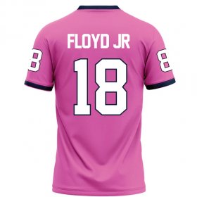 Marcus Floyd jr #18 Pink Elite Football Jersey - Limited edition Racers game day uniform