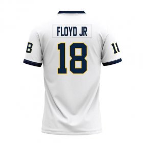 Marcus Floyd jr #18 White Replica Football Jersey - Custom name and number Racers jersey